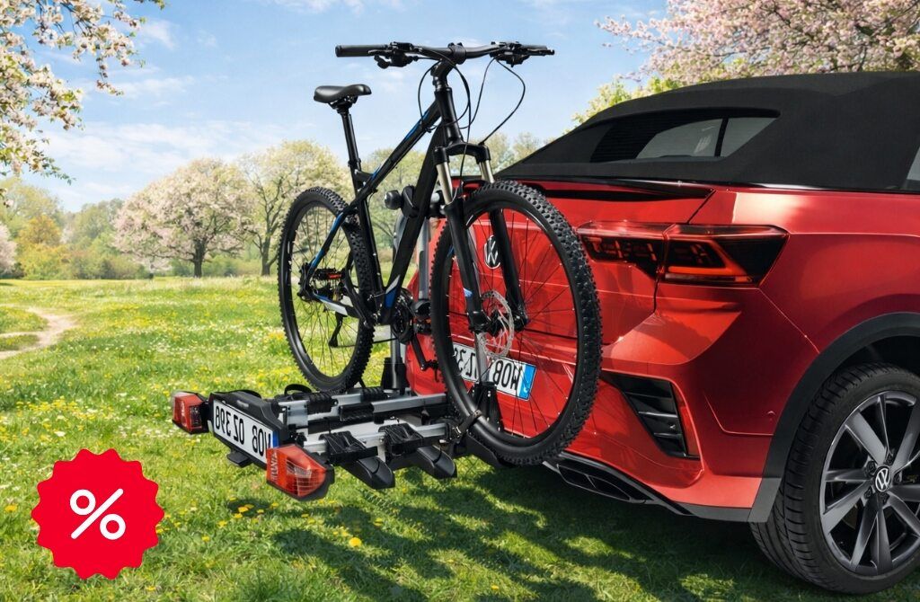 VW Fahrradträger Compact III für Anhängerkupplung