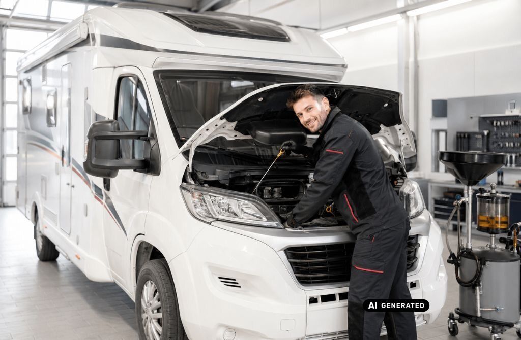 Camper-Ölwechselservice für Wohnmobile