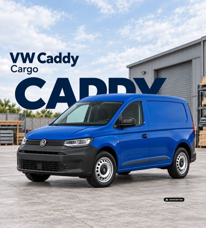 VW Caddy Cargo 1,5 l TSI blau Titel