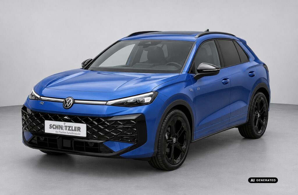 VW T-Roc Life 1,5 l eTSI OPF 110 kW (150 PS) 7-Gang DSG Lackierung: Celestial Blue Metallic