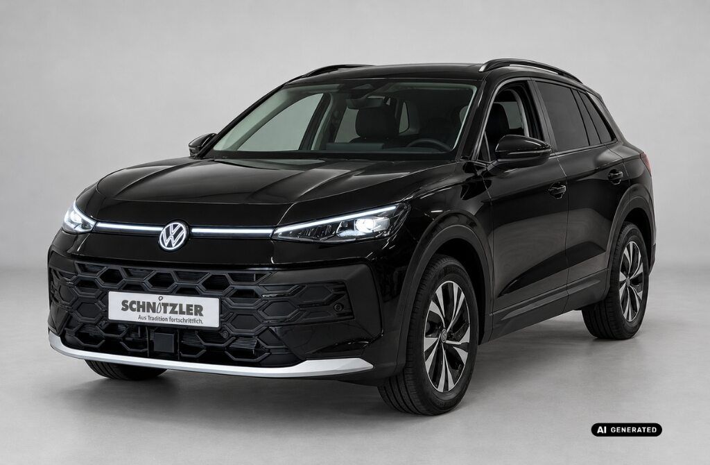 VW T-Roc Life 1,5 l eTSI OPF 85 kW (116 PS) 7-Gang DSG Lackierung: Grenadillschwarz Metallic