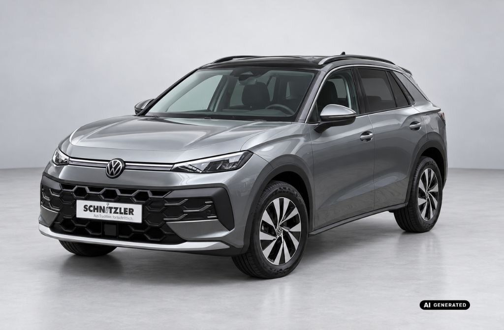 VW T-Roc Life 1,5 l eTSI OPF 85 kW (116 PS) 7-Gang DSG Lackierung: Wolf Grey Metallic
