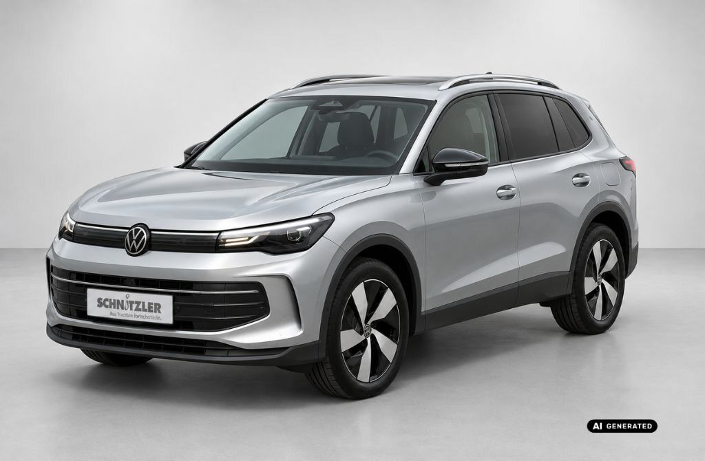 VW Tiguan ENERGY 1,5 l eTSI OPF 96 kW (131 PS) 7-Gang DSG Lackierung: Oyster Silver Metallic