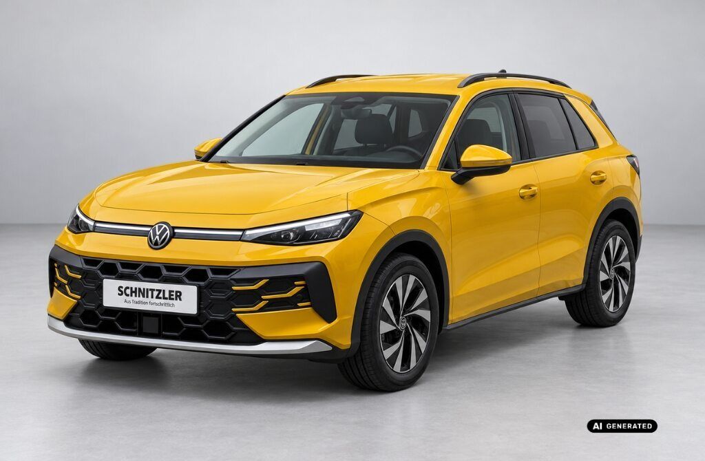 VW T-Roc Life 1,5 l eTSI OPF 85 kW (116 PS) 7-Gang DSG Lackierung: Canary Yellow Uni