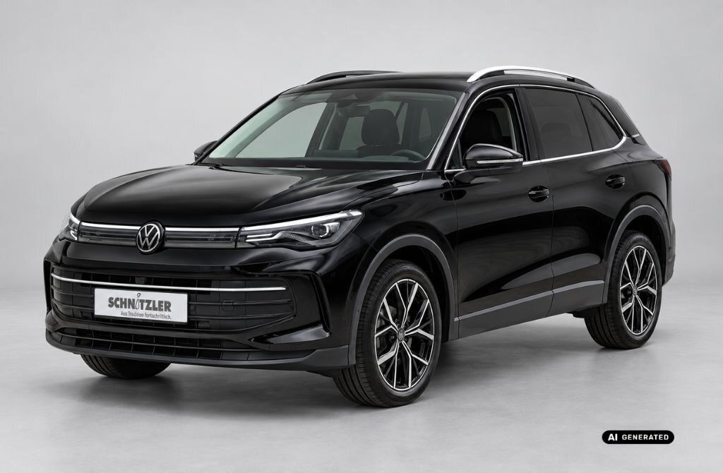 VW Tiguan ENERGY 1,5 l eTSI OPF 96 kW (131 PS) 7-Gang DSG Lackierung: Grenadillschwarz Metallic 